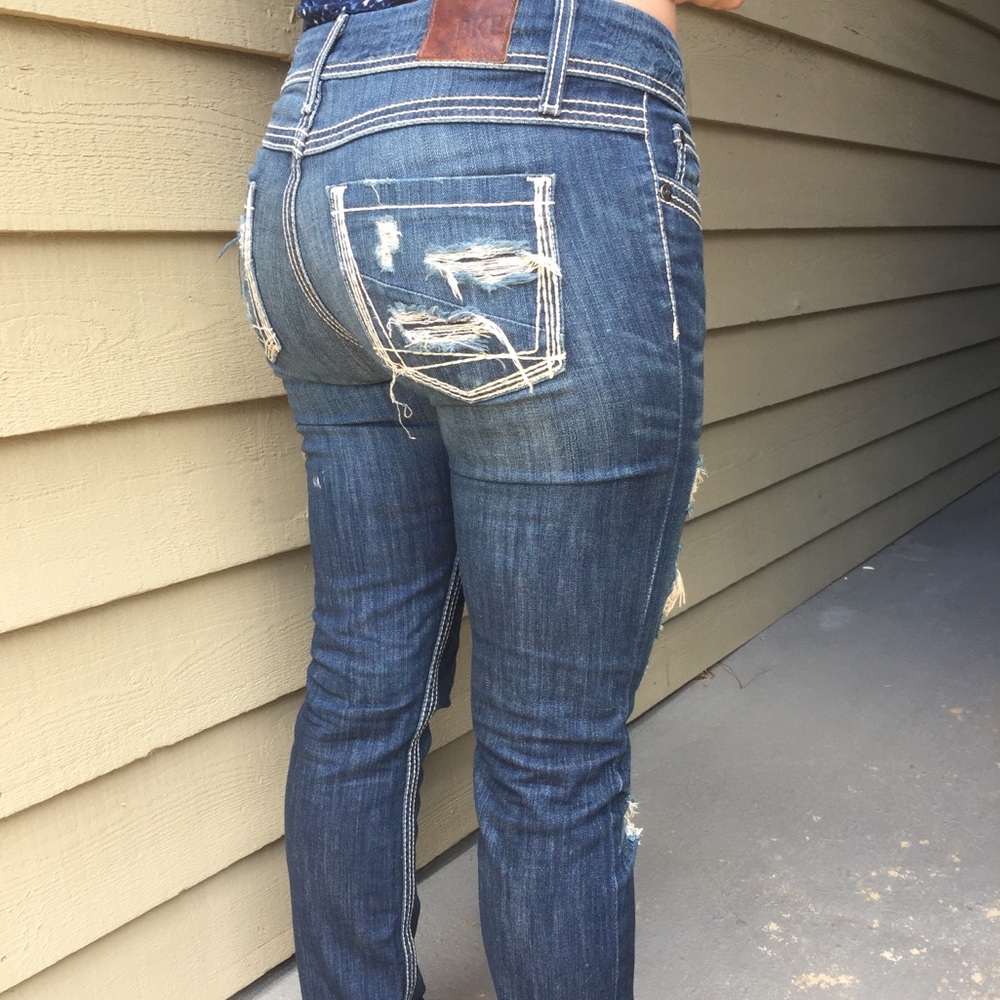 Ladies BKE Denim Size 29 Straight Leg